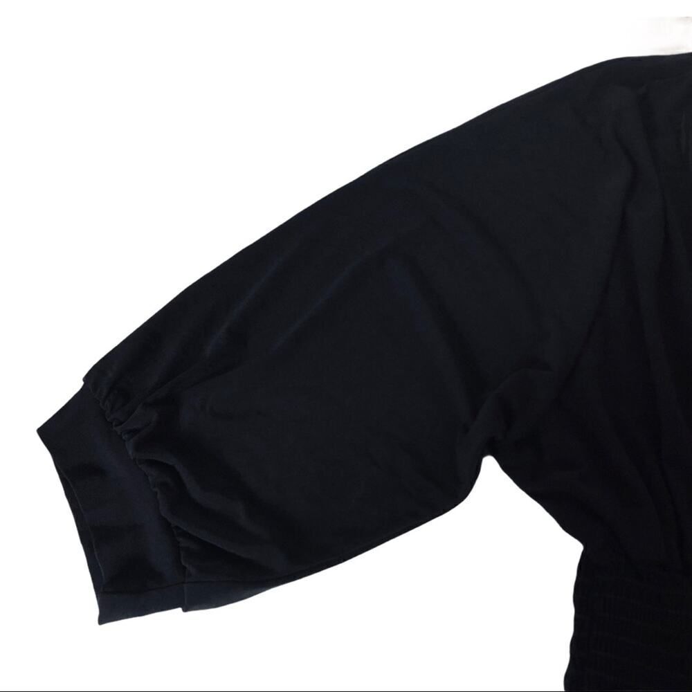 Ashley Stewart Black Empire Waist Dress - Picture 9 of 11